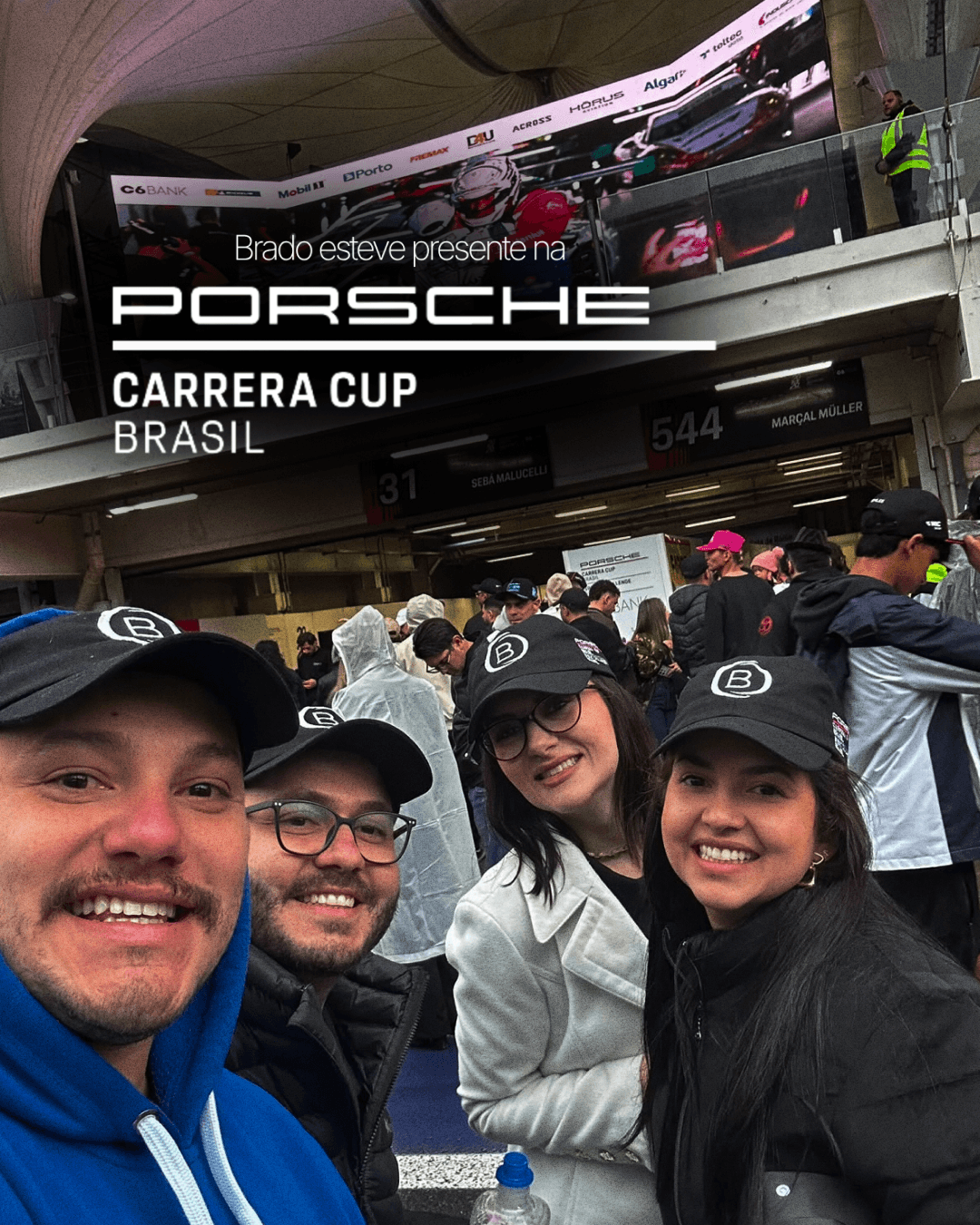 O privilégio de estar perto da alta performance - Brado Corretora no Porsche Cup Brasil